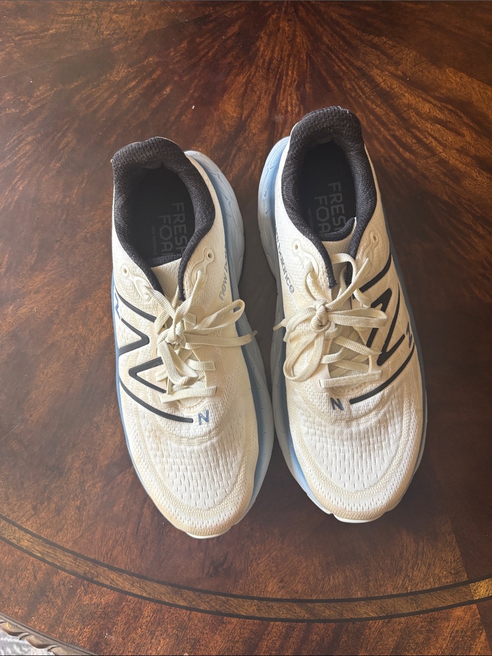 New Balance Unisex Sneakers in White with Black Accents